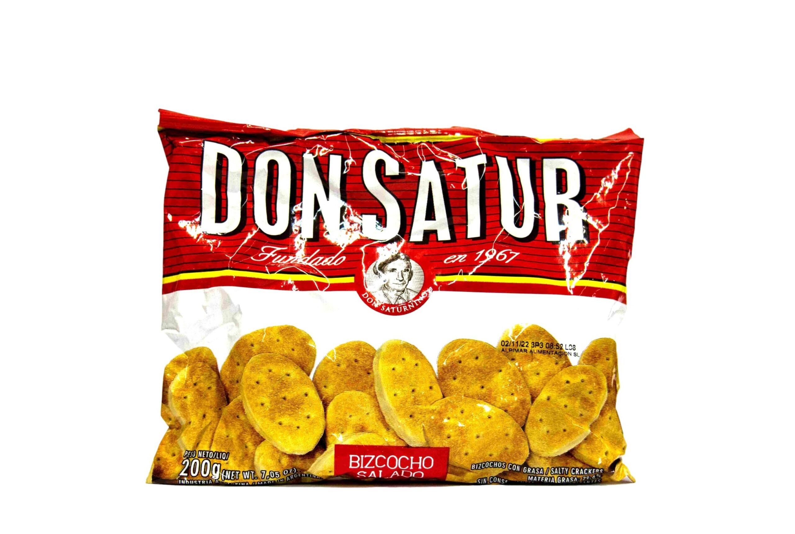 Don Satur Bizcochitos Salados 200 Grs