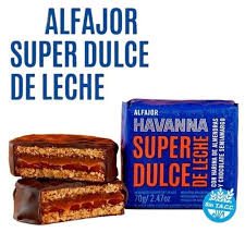 Havanna Alfajores Super Dulce De Leche Sin Gluten 1u